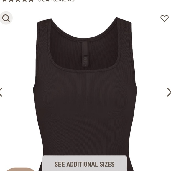 SKIMS Tops - SKIMS NWT Soft Lounge Ribbed Tank - Onyx